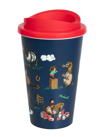 Hy Equestrian Thelwell Collection Practice Makes Perfect Take Away Cup