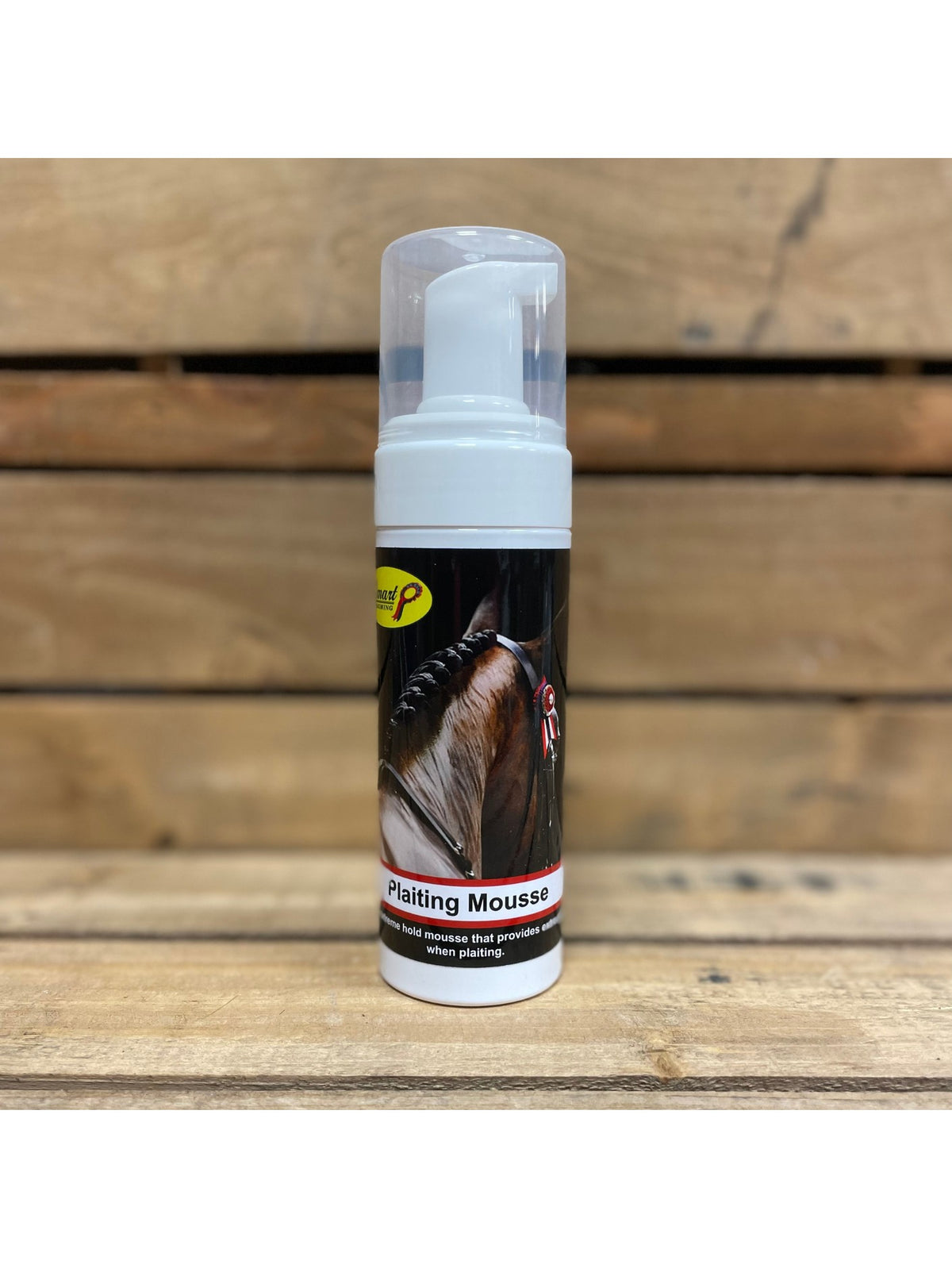 Smart Grooming Plaiting Mousse - 200ml | Extra-strong hold | Conditions with argan oil, jojoba oil and vitamins | Light tack, no sticky residue | Tames fly-away hairs