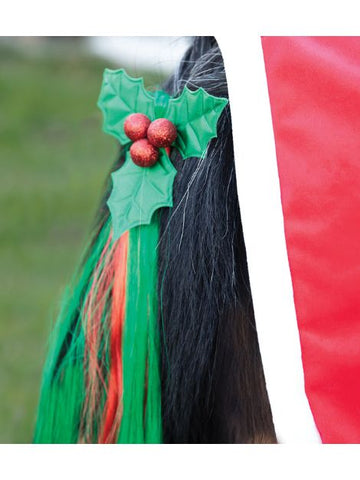 Christmas Holly Festive Tail Tassles