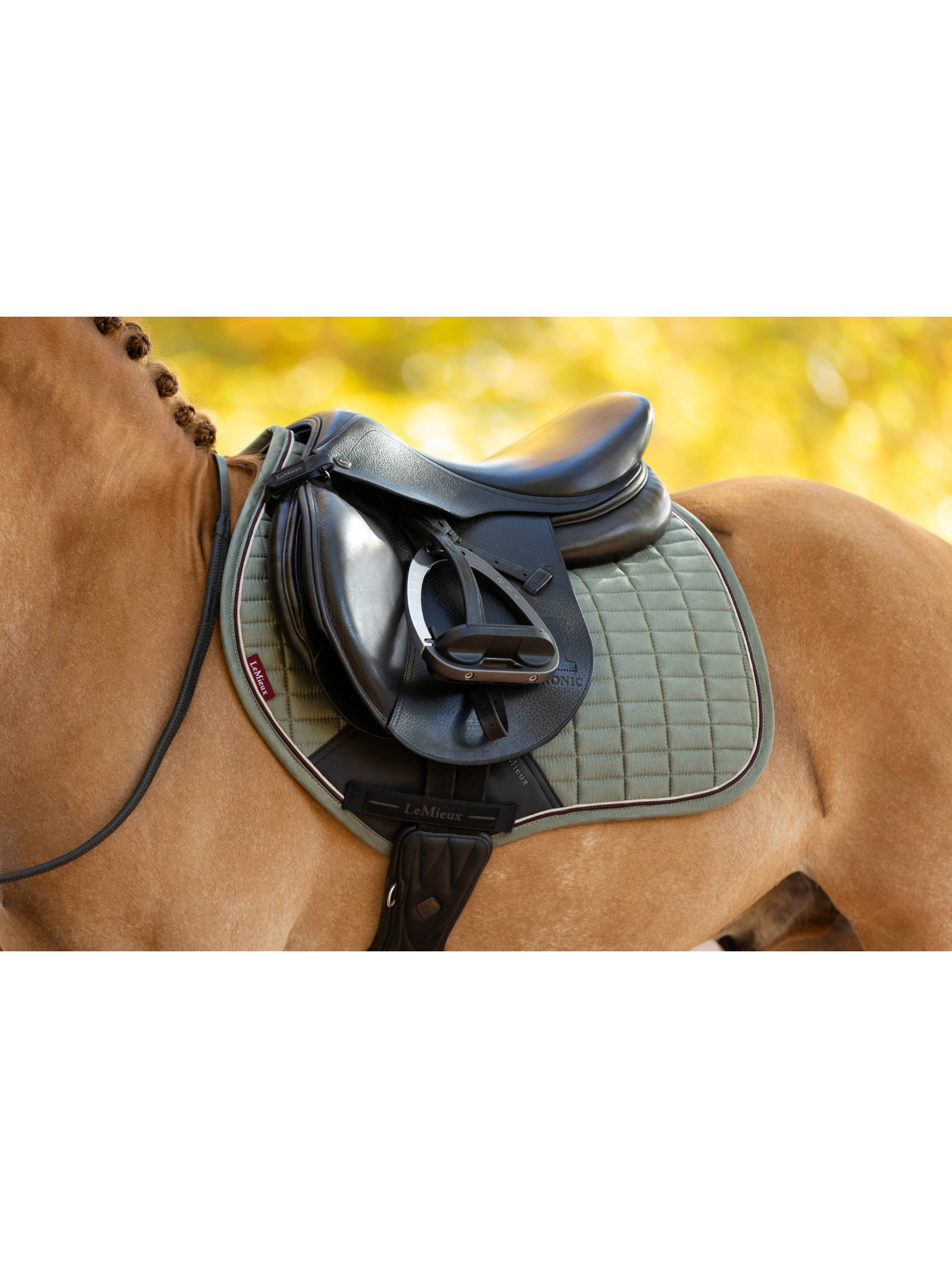 Le Mieux Suede Close Contact Saddle Pad