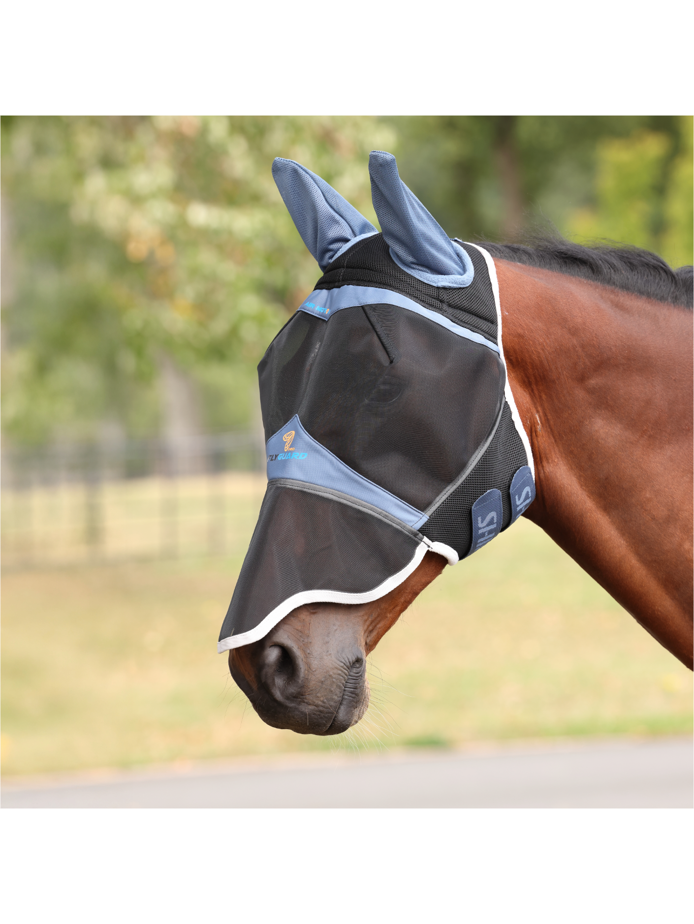 Shires Air Motion Fly Mask with Ears and Nose