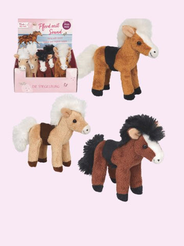 Plush Toy Pony With Neigh