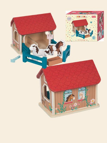 Wooden Stable Set Toy