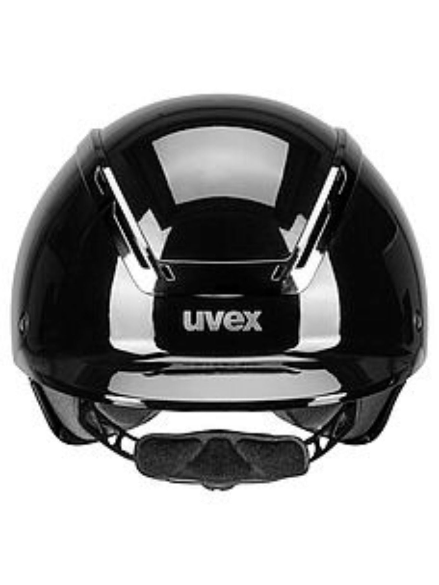 Uvex Exxeed Shiny Chrome Riding Hat