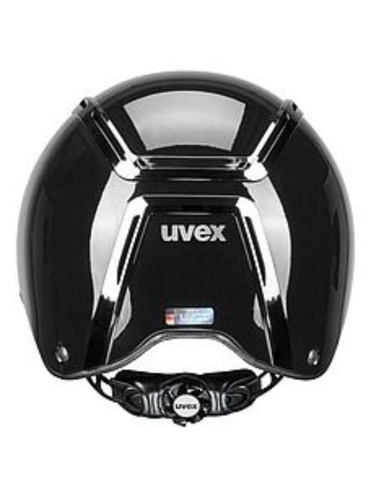 Uvex Exxeed Shiny Chrome Riding Hat