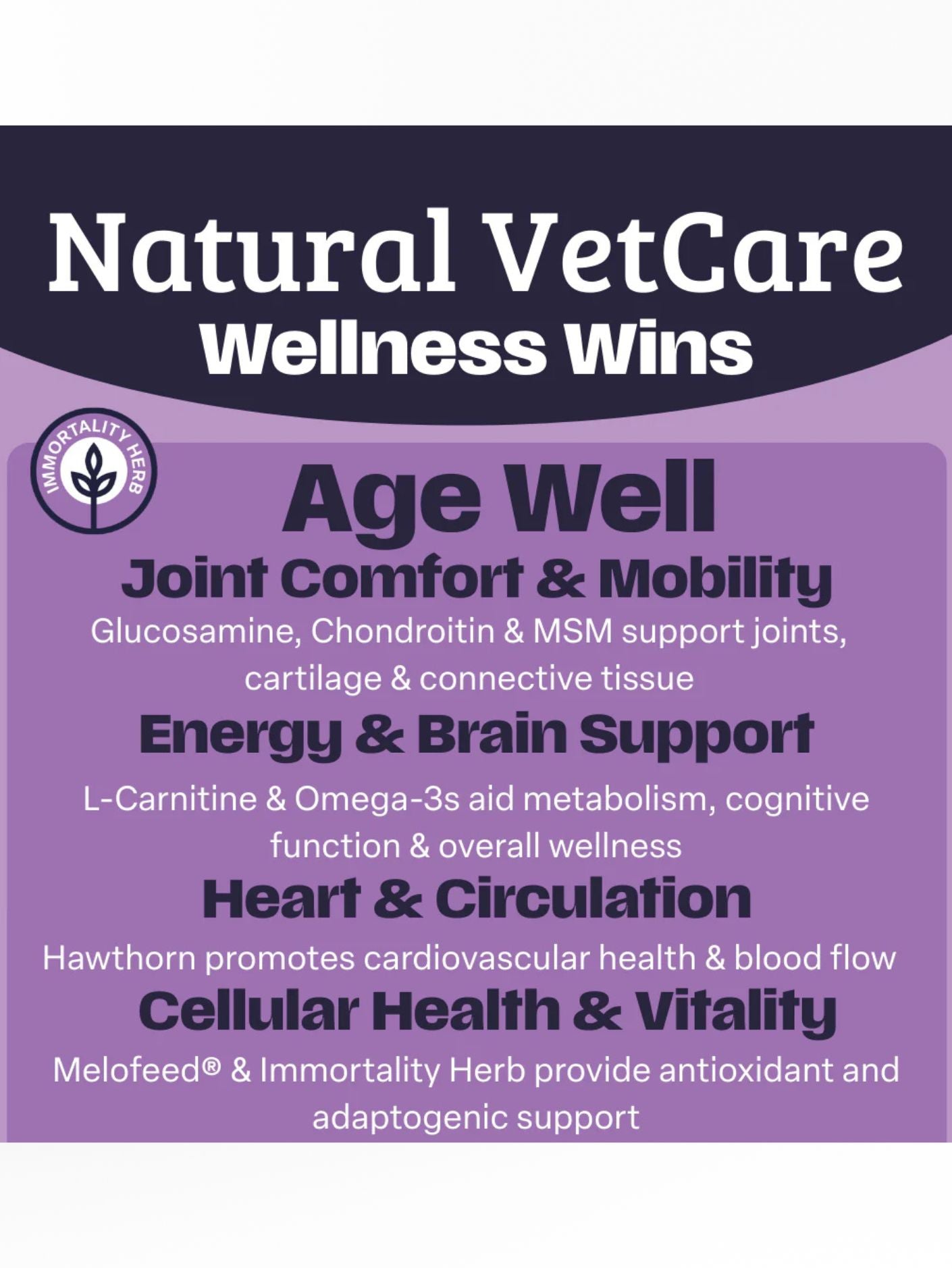 Age Well Dog Chews - Natural Vet Care