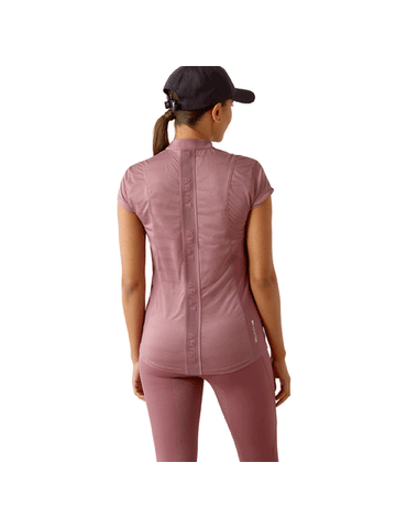 Ariat Breathe 1/4 Zip Cap Sleeve Baselayer