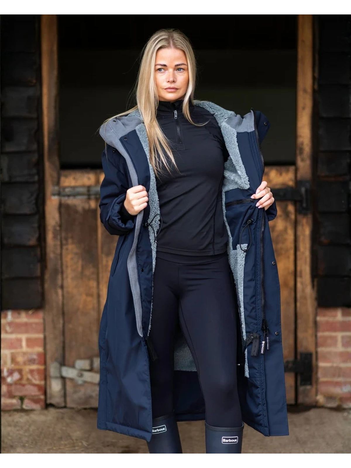 Reincoat Pro Adult Winter Long Coat Navy