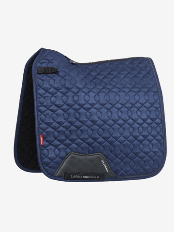 Le Mieux Crystal Suede Dressage Saddle Pad Navy