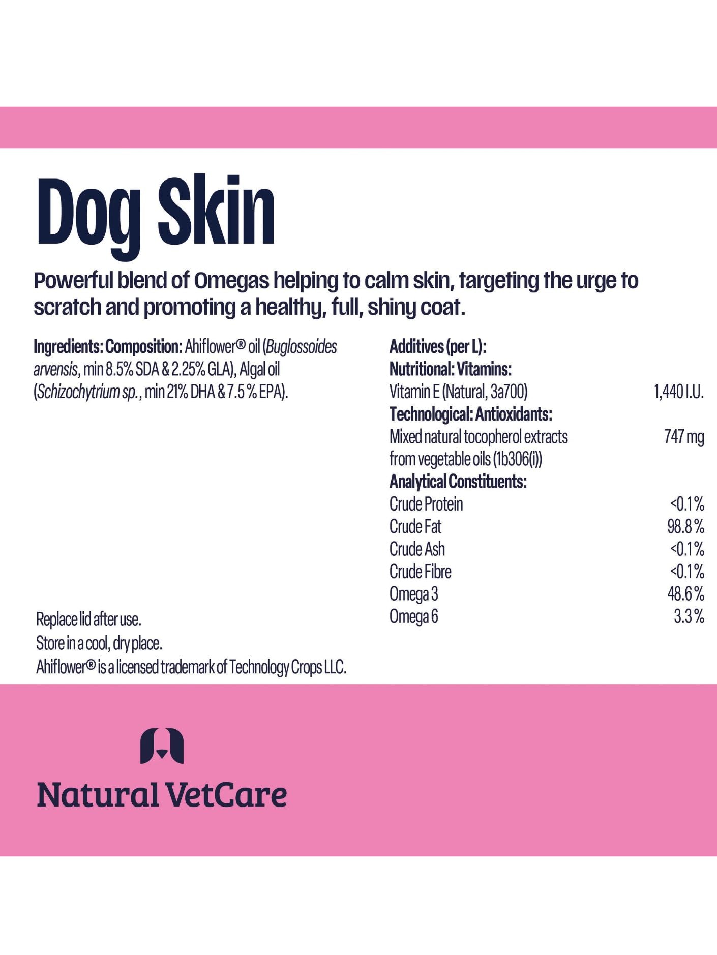 Dog Skin Liquid - Natural Vet Care