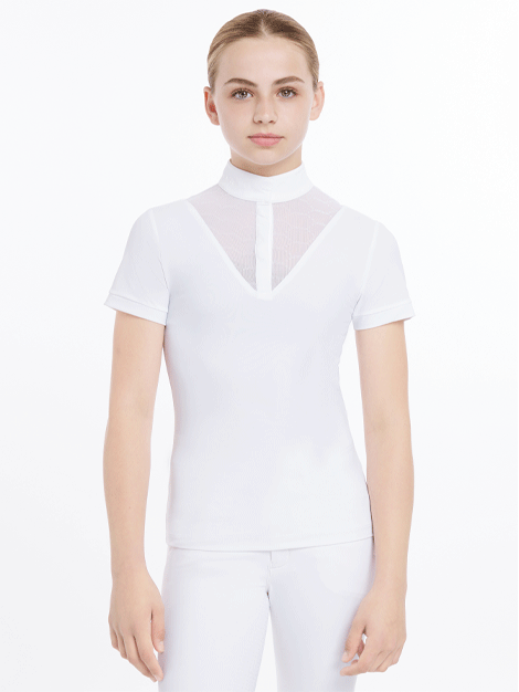 Young Rider Eva Short Sleeve Show Shirt- Le Mieux