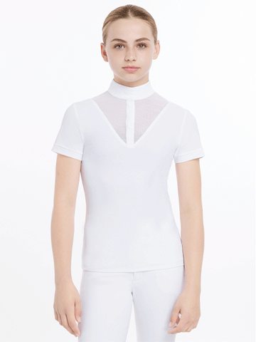 Young Rider Eva Short Sleeve Show Shirt- Le Mieux