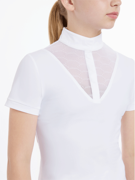 Young Rider Eva Short Sleeve Show Shirt- Le Mieux