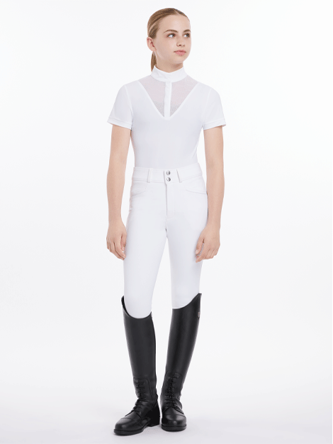 Young Rider Eva Short Sleeve Show Shirt- Le Mieux