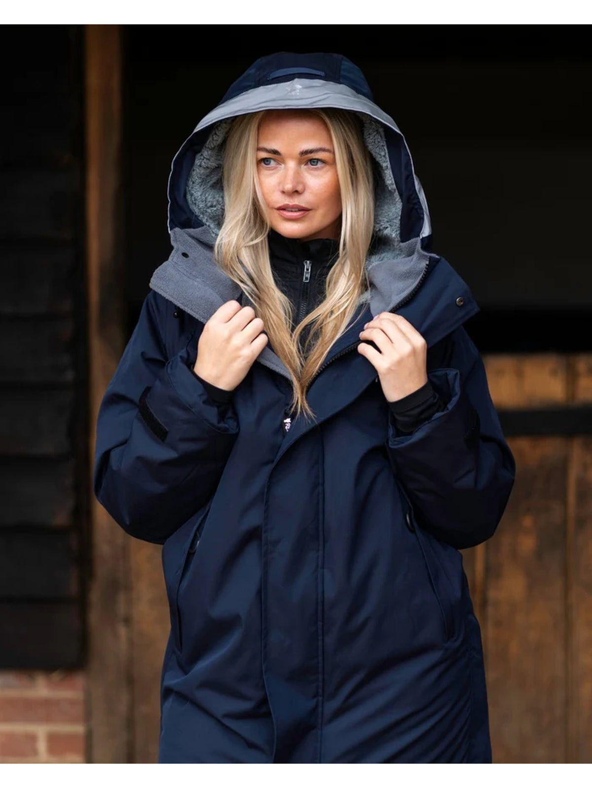 Reincoat Pro Adult Winter Long Coat Navy