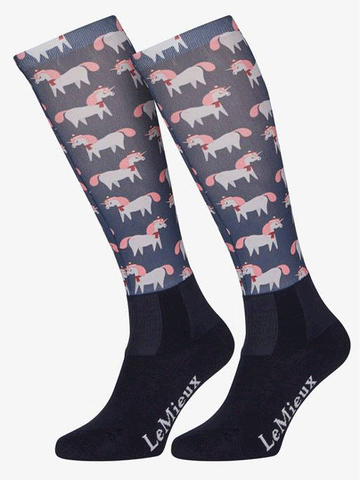 Le Mieux Christmas Footsie Riding Socks