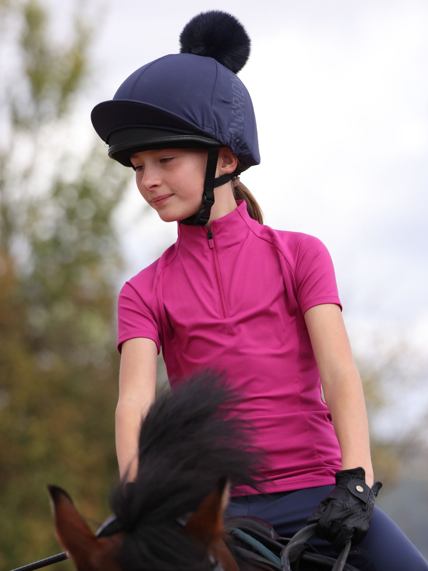 Aubrion React Short Sleeve Base Layer- Young Rider