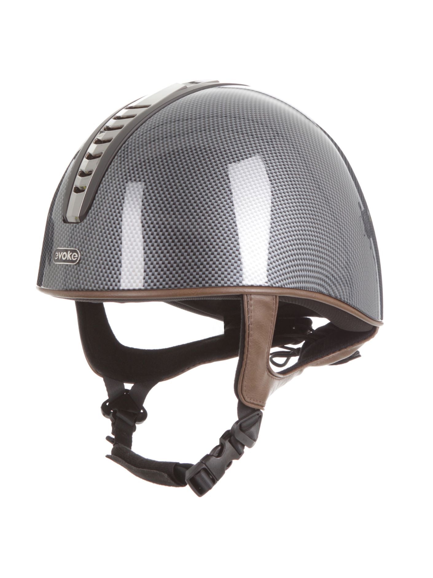 Evoke Orion High Shine Carbon/Gunmetal with Tan Harness