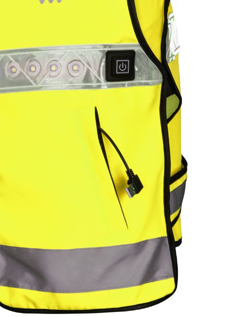 LED Hi Viz Riding Vest
