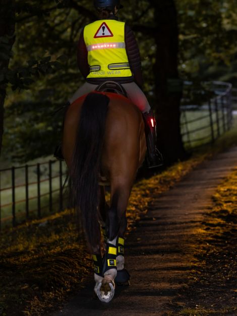 LED Hi Viz Riding Vest