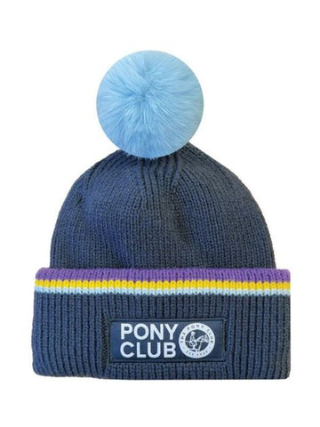Pony Club Recycled Pom Knit Hat