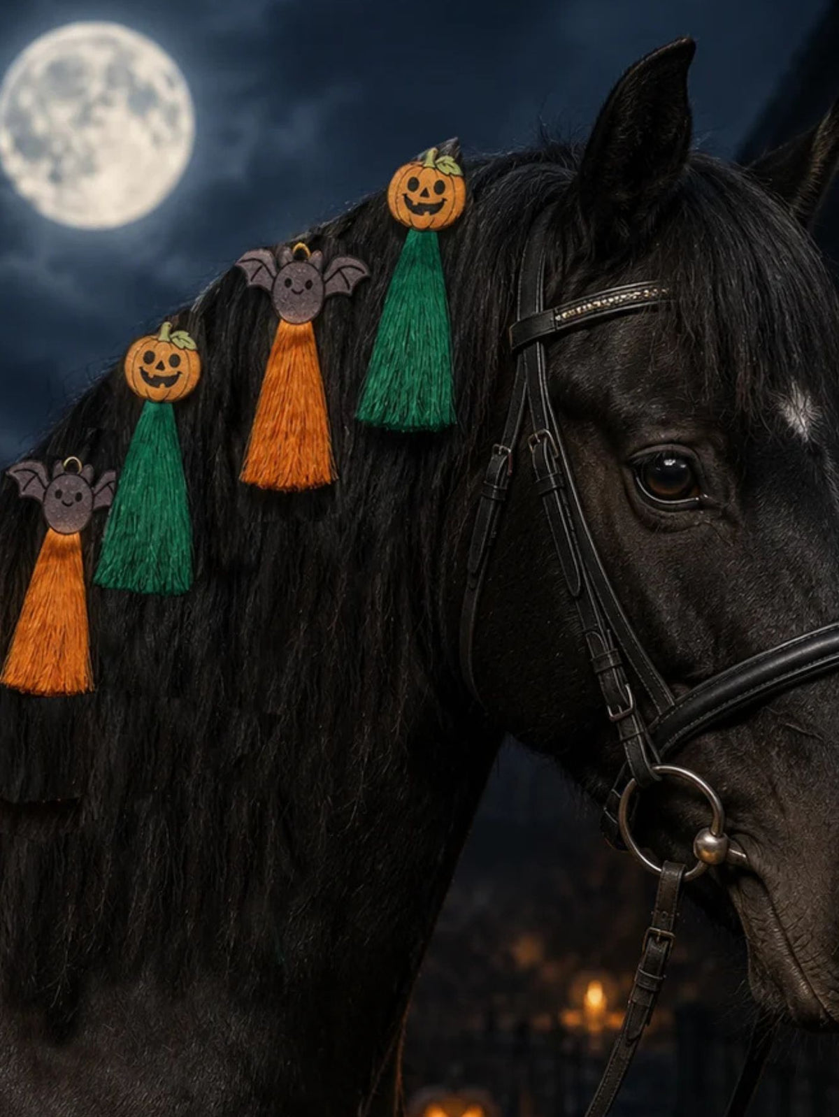 Equetech Pumpkin Mane Tassels