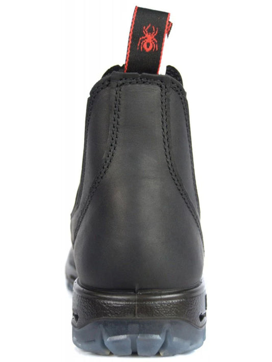 Redback Black Soft Toe Boot