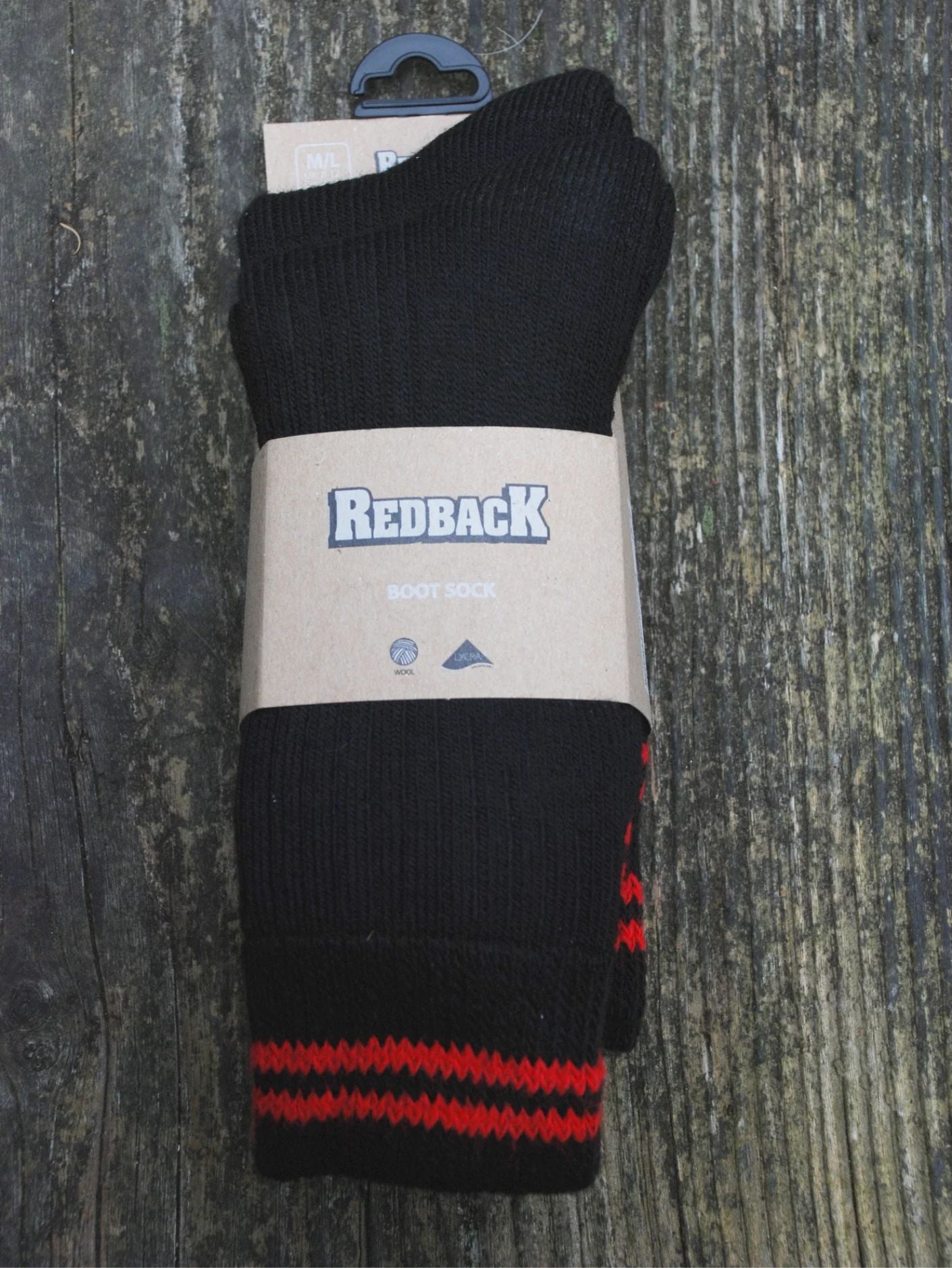 Redback Boot Socks - Twin Pack