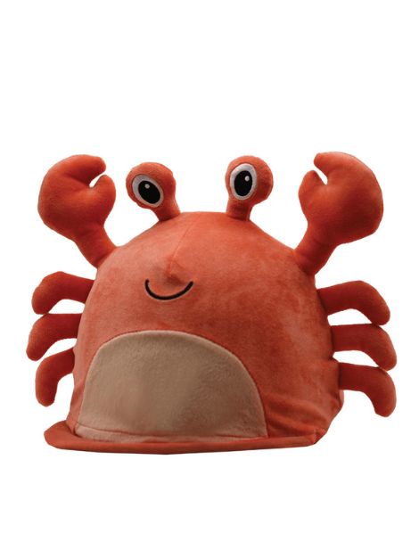 Red Crabby Crab Hat Silk