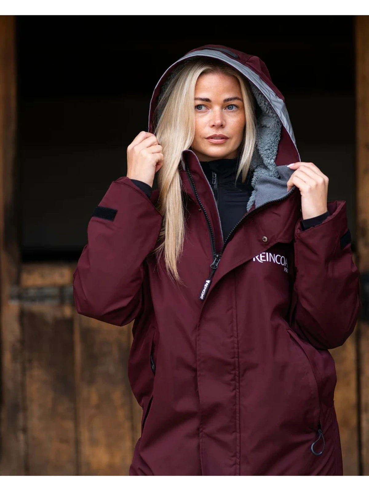 Reincoat Pro Adult Winter Long Coat Burgundy