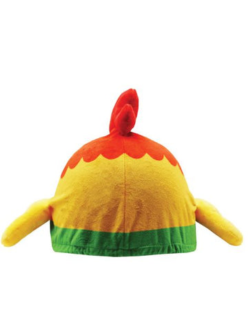 Yellow Rocky Rooster Hat Silk