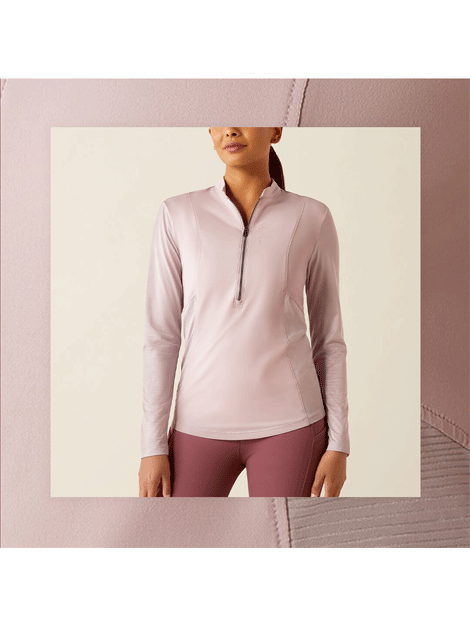 Ariat Breathe 1/4 Zip Long Sleeve Baselayer