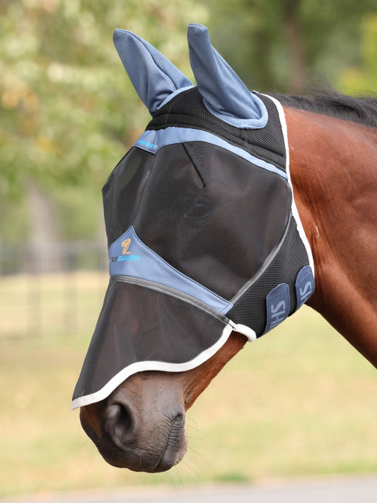 Shires Air Motion Fly Mask with Ears and Nose