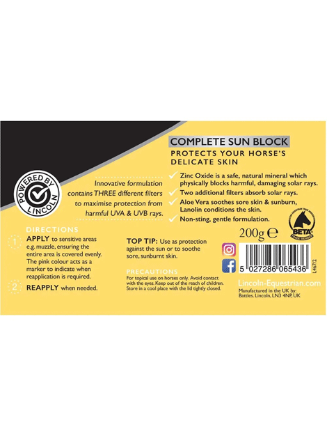 Lincoln Sunblock Cream