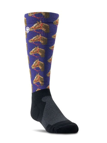 AriatTek Youth Slim Print Sock