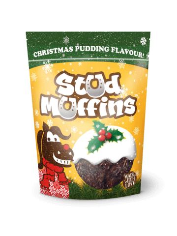 Christmas Pudding Stud Muffins