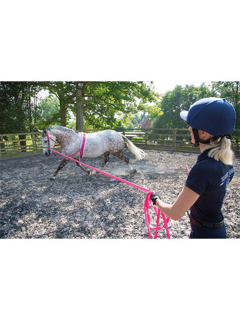 Shires Nylon Lunge Roller with Fleece Padding