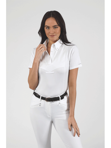Ladies Short Sleeve Technical Tie Shirt
