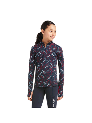 Ariat Girls Lowell 1/4 Zip Technical Top