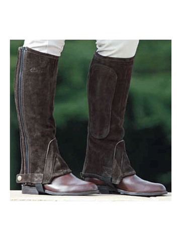 Adults Shires Suede Half Chaps