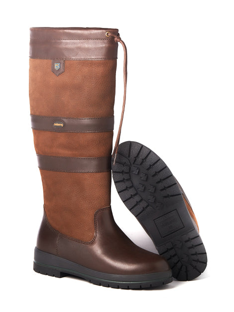 Dubarry Galway wide calf boot in walnut colour
