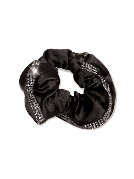 Equetech Satin Deluxe Crystal Scrunchie