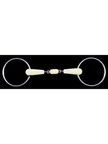 Jeffries Happy Mouth Loose Ring Lozenge Snaffle