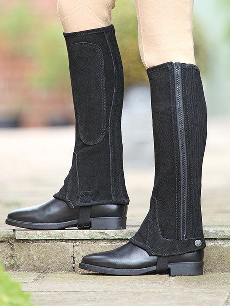 Shires Suede Half Chaps