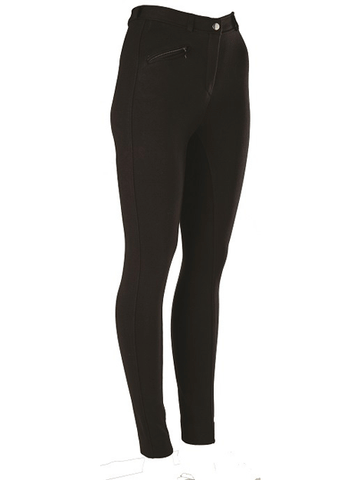 Legacy Ladies Riding Tights - Black & Candy Floss