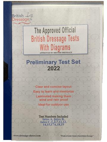 British Dressage Preliminary Tests - Complete Set 2022