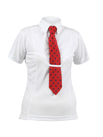 Ladies Short Sleeve Technical Tie Shirt