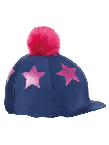 Glitter Star Pom Pom Hat Cover