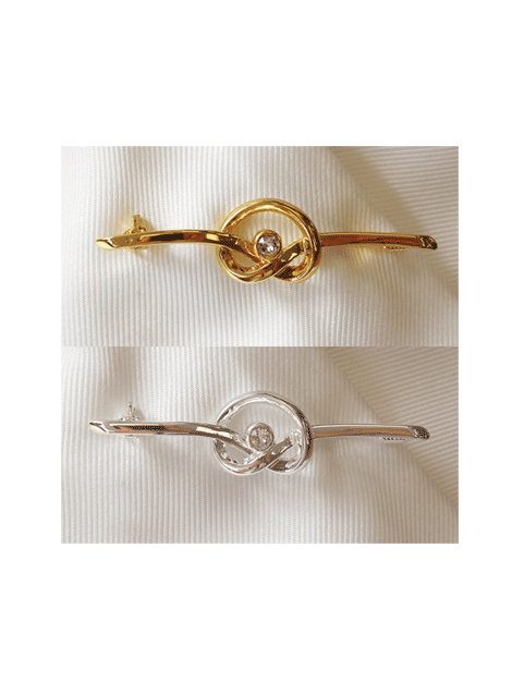 Twirl Crystal Stock Pin