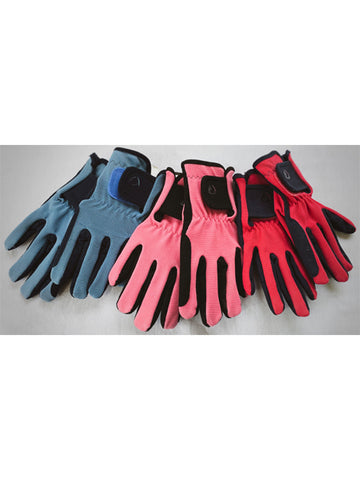 Children's Two Tone Everyday Riding Gloves